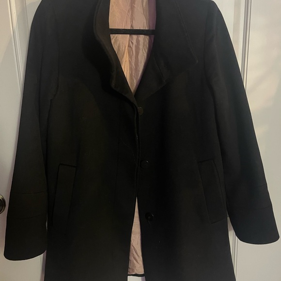 Fleurette Placket Front Loro Piana Wool Coat -4  like  new - Picture 9 of 10